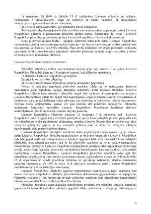 PILIETYBĖS INSTITUTAS LIETUVOS KONSTITUCINĖJE TEISĖJE. Paveikslėlis 9