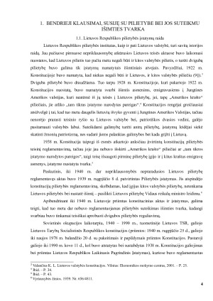 PILIETYBĖS SUTEIKIMO IŠIMTIES TVARKA PROBLEMATIKA. Paveikslėlis 4