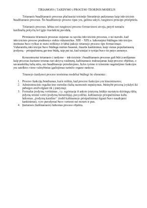 PAGRINDINIAI TEORINIAI BAUDŽIAMOJO PROCESO MODELIAI IR JŲ SKIRIAMIEJI BRUOŽAI. Paveikslėlis 6
