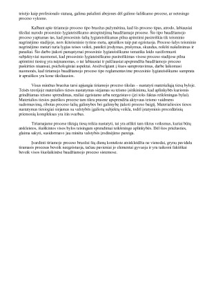 PAGRINDINIAI TEORINIAI BAUDŽIAMOJO PROCESO MODELIAI IR JŲ SKIRIAMIEJI BRUOŽAI. Paveikslėlis 8