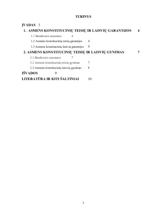 ASMENS KONSTITUCINIŲ TEISIŲ IR LAISVIŲ GARANTIJOS IR JŲ GYNIMAS. Paveikslėlis 2