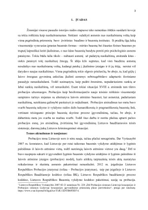 Probacijos įgyvendinimo problemos Lietuvos baudžiamosios teisės sistemoje. Paveikslėlis 3