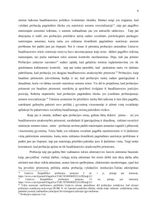 Probacijos įgyvendinimo problemos Lietuvos baudžiamosios teisės sistemoje. Paveikslėlis 9