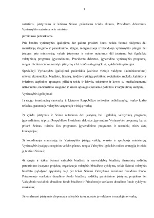 LR VYRIAUSYBĖ KAIP VIEŠOJO ADMINISTRAVIMO SUBJEKTAS. Paveikslėlis 7