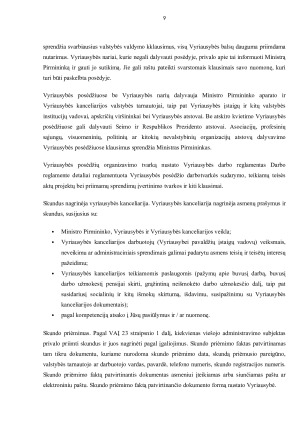 LR VYRIAUSYBĖ KAIP VIEŠOJO ADMINISTRAVIMO SUBJEKTAS. Paveikslėlis 9