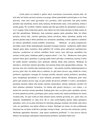 BENDRUOMENINĖ MEDIACIJA IR  JOS TAIKYMO GALIMYBĖS. Paveikslėlis 2