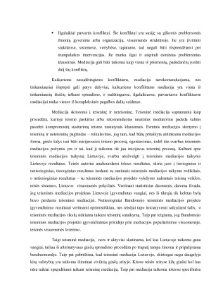 BENDRUOMENINĖ MEDIACIJA IR  JOS TAIKYMO GALIMYBĖS. Paveikslėlis 5
