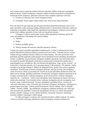 Teismų, kaip teįsiminę valdžią vykdančios institucijos, nepriklausomumo samprata pagal LR Konstituciją ir Konstitucinio teismo jurisprudenciją. Paveikslėlis 8