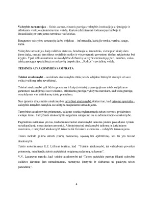 Administracinė ir baudžiamoji atsakomybė, taikoma valstybės tarnautojams. Paveikslėlis 4
