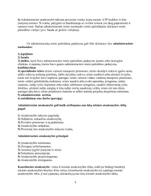 Administracinė ir baudžiamoji atsakomybė, taikoma valstybės tarnautojams. Paveikslėlis 8