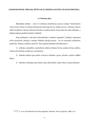 Šiuolaikinės technologijos ieškant įvykio vietoje paliktų nusikaltėlio pėdsakų (įkalčių). Paveikslėlis 4
