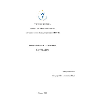 LIETUVOS RESUBLIKOS SEIMAS