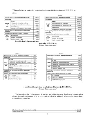 BENDROSIOS KOMPETENCIJOS TEISMŲ SISTEMA. Paveikslėlis 9