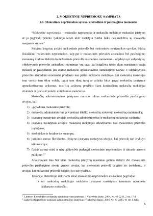 PRIVERSTINIS MOKESČIO IR SU JUO SUSIJUSIŲ SUMŲ IŠIEŠKOJIMAS. Paveikslėlis 5