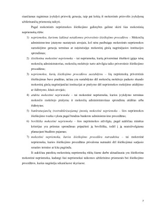 PRIVERSTINIS MOKESČIO IR SU JUO SUSIJUSIŲ SUMŲ IŠIEŠKOJIMAS. Paveikslėlis 7