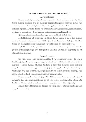 LIETUVOS RESPUBLIKOS TEISMŲ SISTEMA. Paveikslėlis 5