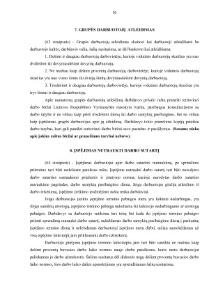 DARBO SUTARTIES NUTRAUKIMO PAGRINDAI. Paveikslėlis 10