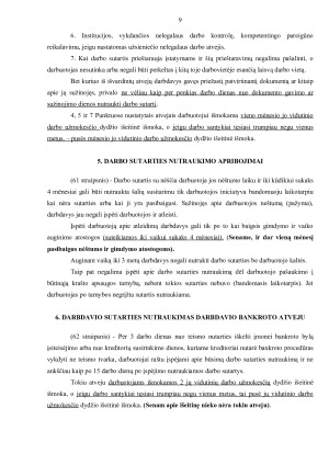 DARBO SUTARTIES NUTRAUKIMO PAGRINDAI. Paveikslėlis 9