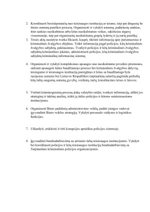 Kriminalinės žvalgybos subjektų struktūrinių padalinių, atliekančių kriminalinę žvalgybą, veiklos teisiniai pagrindai. Paveikslėlis 6