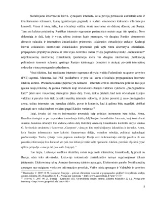 MASINIŲ INFORMACIJOS PRIEMONIŲ ĮSTATYMINIS REGULIAVIMAS LIETUVOJE IR RUSIJOJE. Paveikslėlis 8