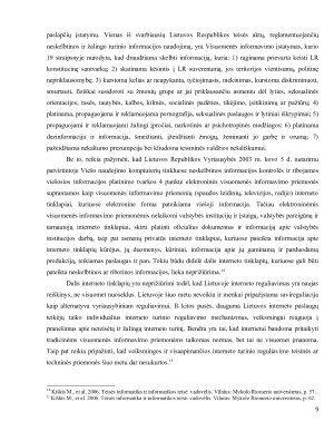 MASINIŲ INFORMACIJOS PRIEMONIŲ ĮSTATYMINIS REGULIAVIMAS LIETUVOJE IR RUSIJOJE. Paveikslėlis 9