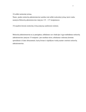 Mokesčių administratoriaus teisės ir pareigos. Paveikslėlis 7