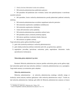 Mokestiniai ginčai ir jų nagrinėjimo tvarka. Paveikslėlis 6