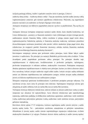 AUDITO TEISINIS REGLAMENTAVIMAS LIETUVOJE. Paveikslėlis 10
