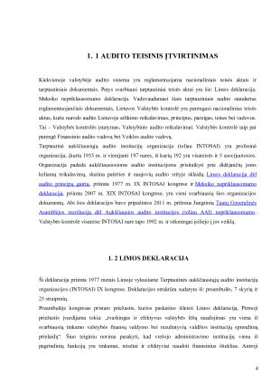 AUDITO TEISINIS REGLAMENTAVIMAS LIETUVOJE. Paveikslėlis 4