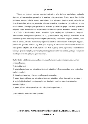 NUTARIMAS ADMINISTRACINĖS TEISĖS PAŽEIDIMŲ BYLOJE. Paveikslėlis 2
