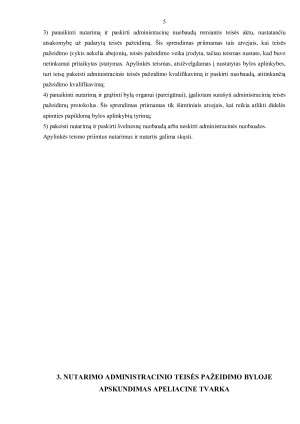 NUTARIMAS ADMINISTRACINĖS TEISĖS PAŽEIDIMŲ BYLOJE. Paveikslėlis 5