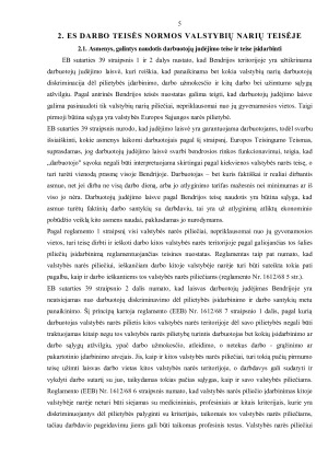 DARBO TEISĖ EUROPOS SĄJUNGOJE. Paveikslėlis 5
