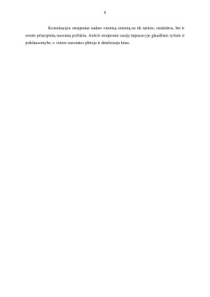 LIETUVOS RESPUBLIKOS KONSTITUCIJOS STRUKTŪRA. Paveikslėlis 8