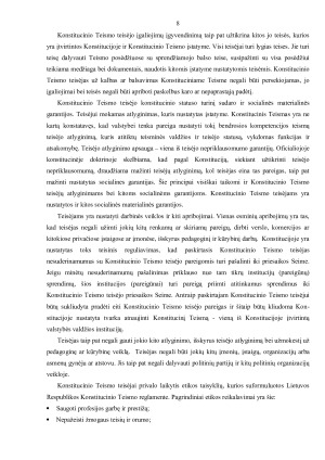 LIETUVOS RESPUBLIKOS KONSTITUCINIO TEISMO SUDĖTIS IR SUDARYMO TVARKA. Paveikslėlis 9