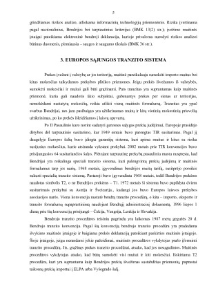 Lietuvos Respublikos muitinė ir tranzito sistemos (2). Paveikslėlis 5