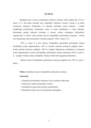 Lietuvos Respublikos prokuratūros sistema. Paveikslėlis 3