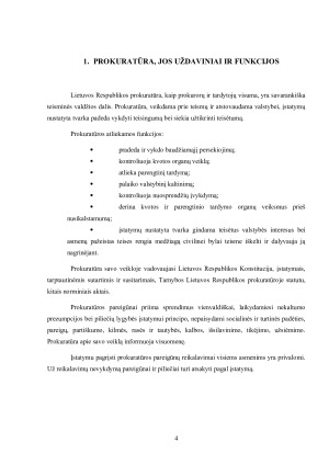 Lietuvos Respublikos prokuratūros sistema. Paveikslėlis 4