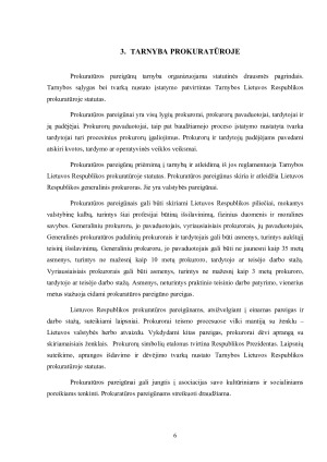 Lietuvos Respublikos prokuratūros sistema. Paveikslėlis 6
