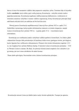 LIETUVOS TEISĖS SISTEMOS RAIDA. NACIONALINĖS TEISĖS, KŪRIMO KONSTITUCINIAI PRINCIPAI. Paveikslėlis 3