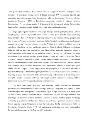 LIETUVOS TEISĖS SISTEMOS RAIDA. NACIONALINĖS TEISĖS, KŪRIMO KONSTITUCINIAI PRINCIPAI. Paveikslėlis 4