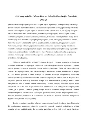 LIETUVOS TEISĖS SISTEMOS RAIDA. NACIONALINĖS TEISĖS, KŪRIMO KONSTITUCINIAI PRINCIPAI. Paveikslėlis 5