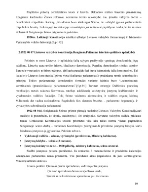 Lietuvos valstybės konstitucijų ypatumai. Paveikslėlis 10
