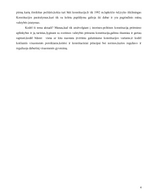 Lietuvos valstybės konstitucijų ypatumai. Paveikslėlis 4