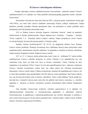 Lietuvos valstybės konstitucijų ypatumai. Paveikslėlis 7