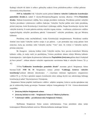 Lietuvos valstybės konstitucijų ypatumai. Paveikslėlis 9