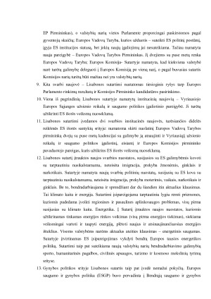 LISABONOS SUTARTIS. PALYGINIMAS SU EUROPOS SĄJUNGOS KONSTITUCIJA. NAUJOVĖS. REIKŠMĖ. Paveikslėlis 6