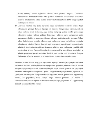 LISABONOS SUTARTIS. PALYGINIMAS SU EUROPOS SĄJUNGOS KONSTITUCIJA. NAUJOVĖS. REIKŠMĖ. Paveikslėlis 7