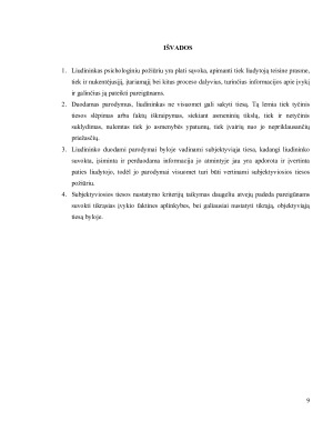 Liudininkas, sakantis netiesą. Subjektyvios tiesos išaiškinimas. Paveikslėlis 9