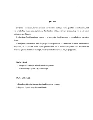 Įrodinėjimas baudžiamajame procese ir įrodymų klasifikacija. Paveikslėlis 2