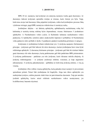 ĮRODINĖJIMO ETAPAI BAUDŽIAMAJAME PROCESE. Paveikslėlis 4